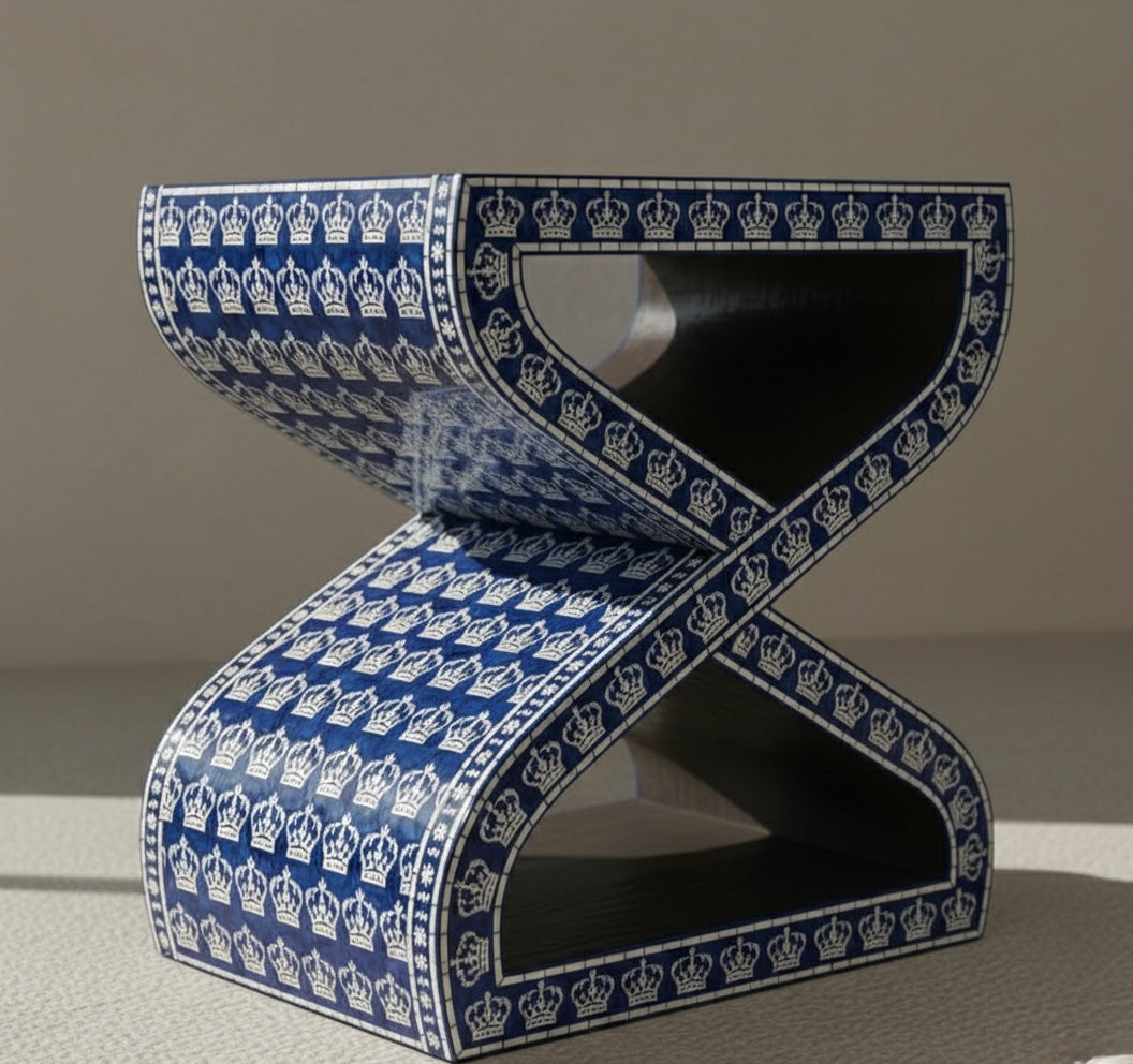 The Imperial Crown Bone Inlay Bedside