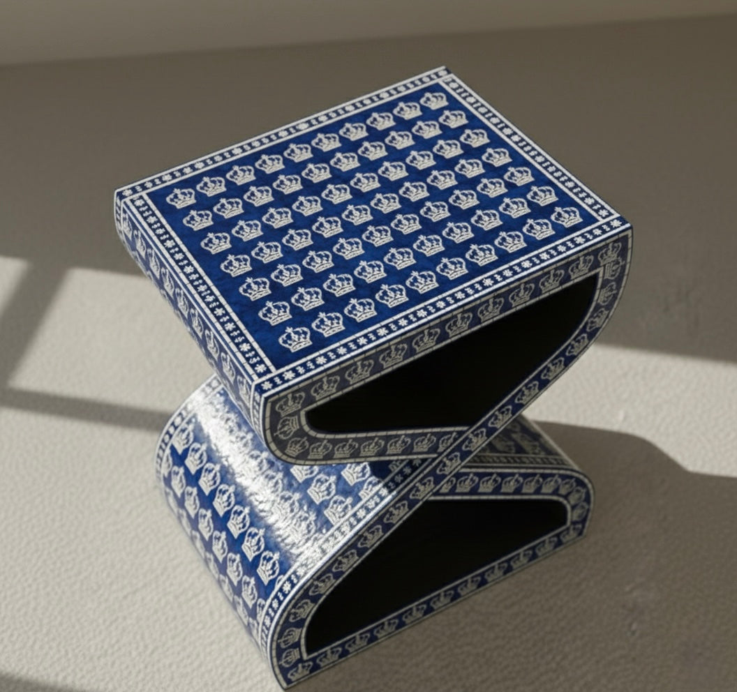 The Imperial Crown Bone Inlay Bedside