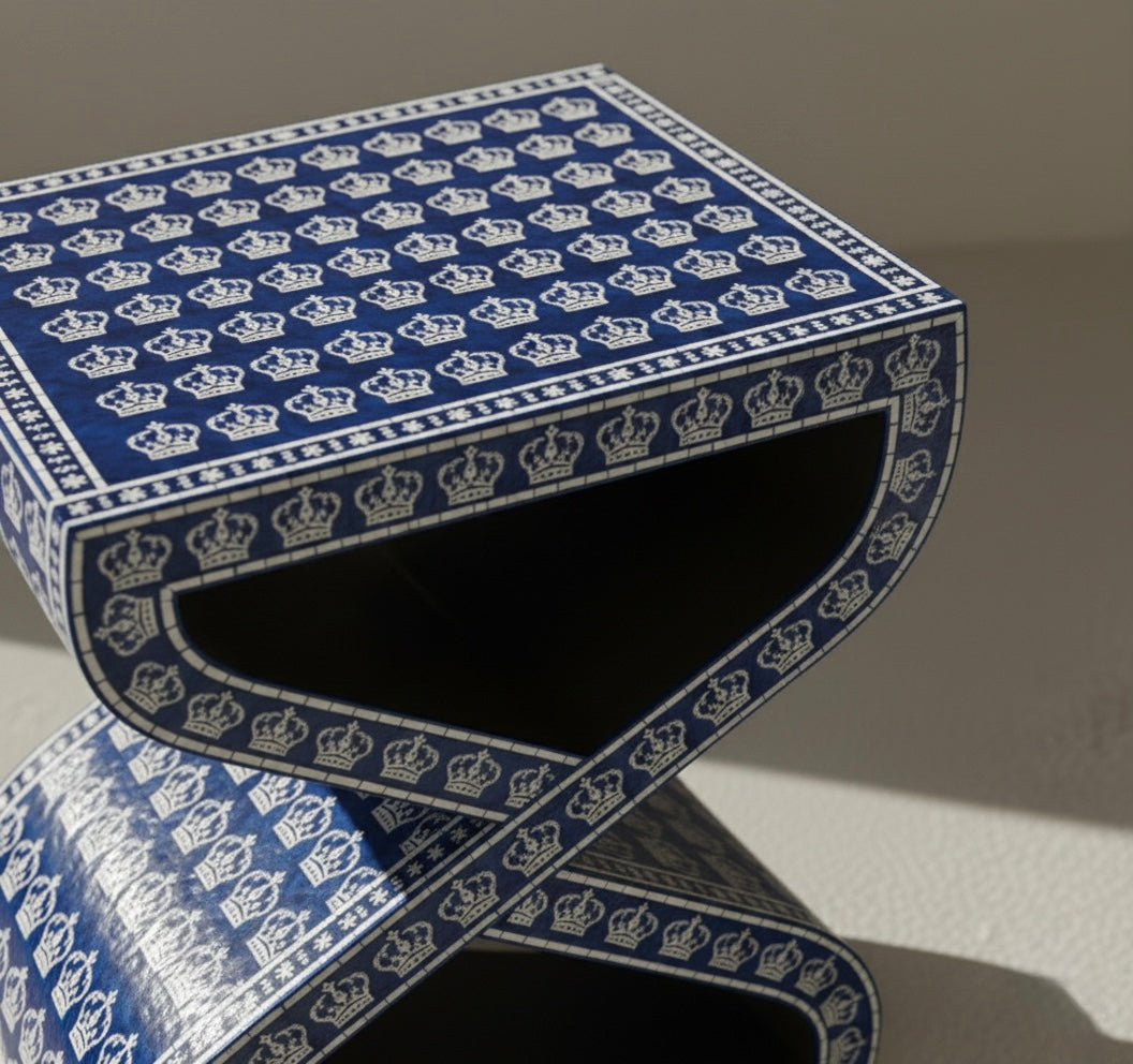 The Imperial Crown Bone Inlay Bedside