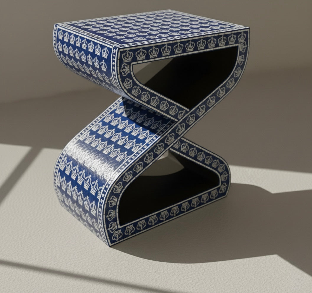 The Imperial Crown Bone Inlay Bedside