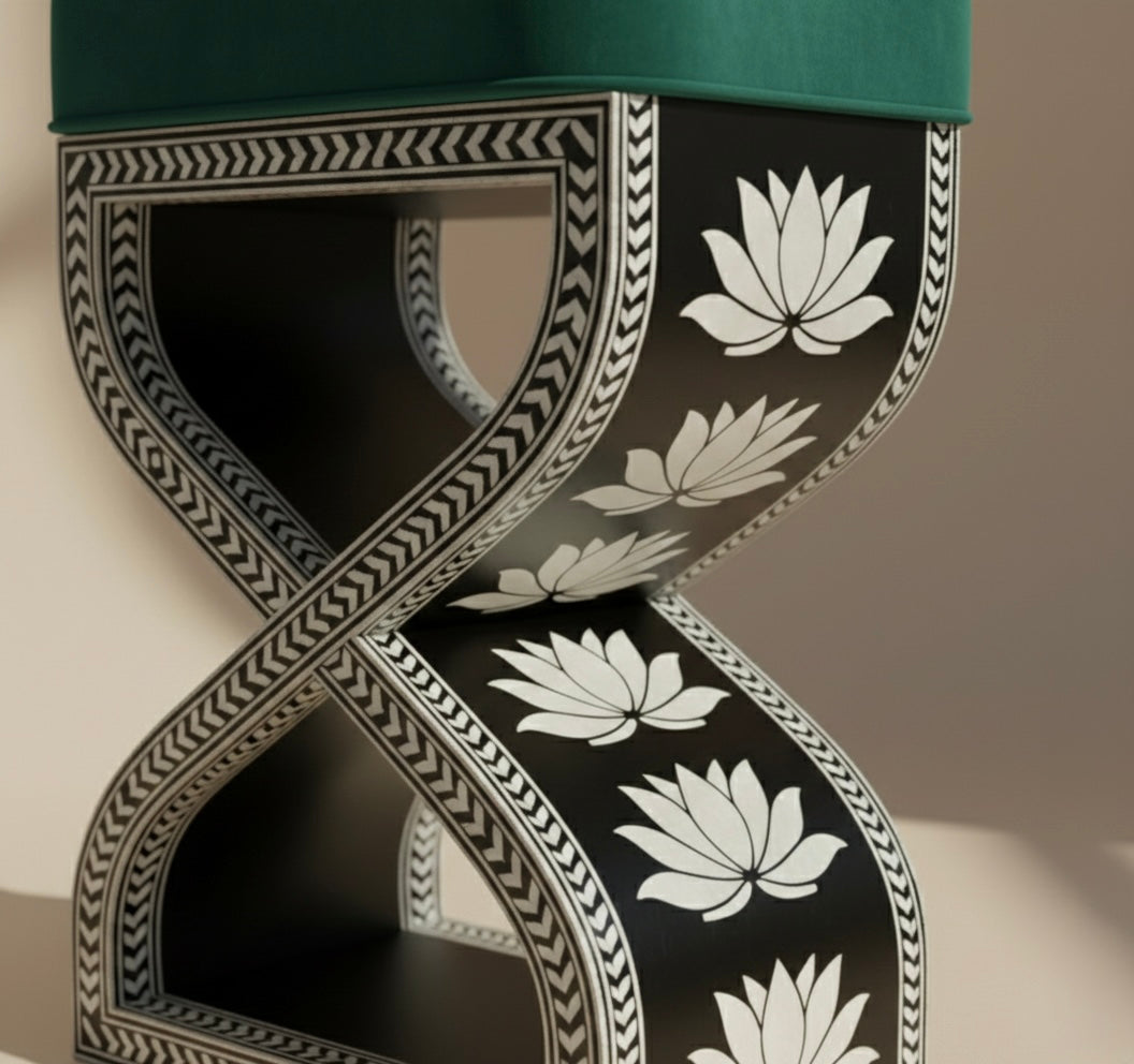 The Infinity Lotus Stool