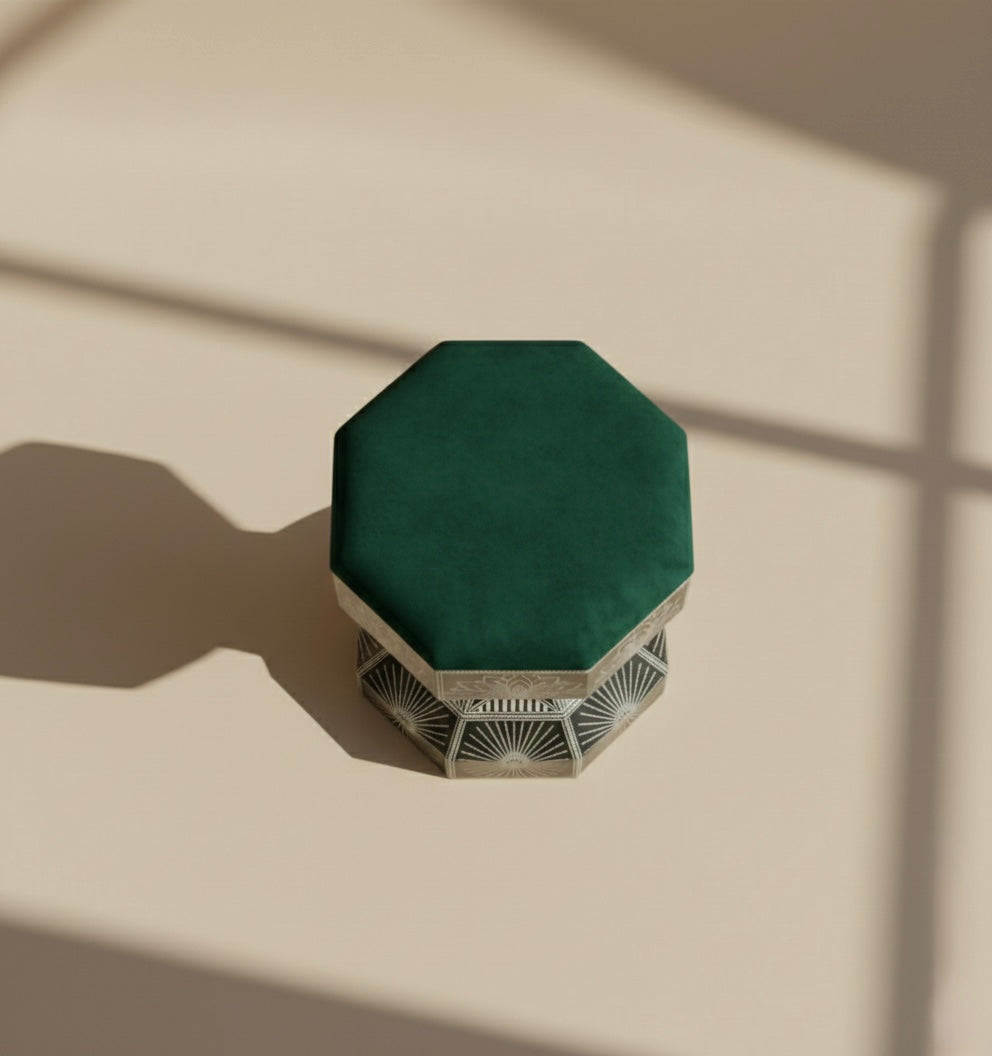 The Lotus Hourglass Stool