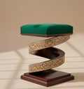 The Emerald Helix Stool