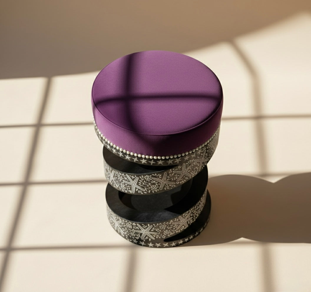 The Midnight Orbit Stool