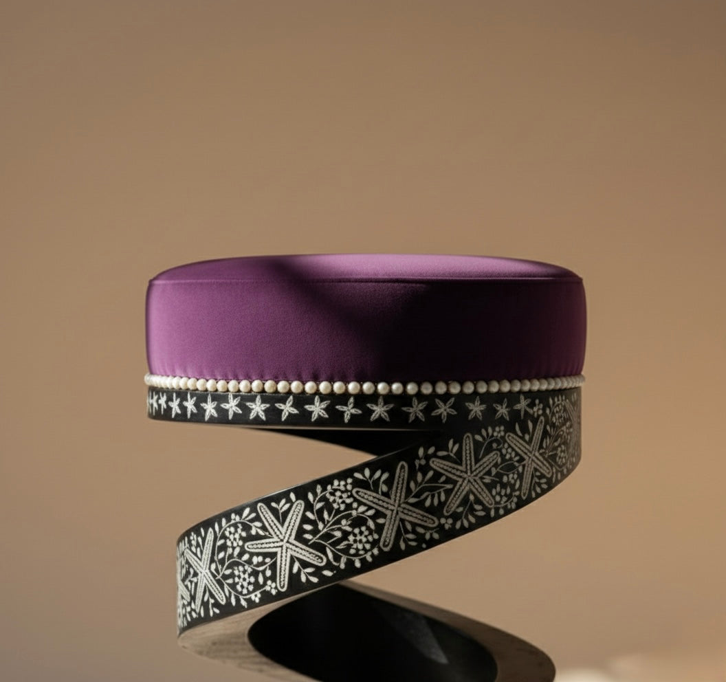 The Midnight Orbit Stool