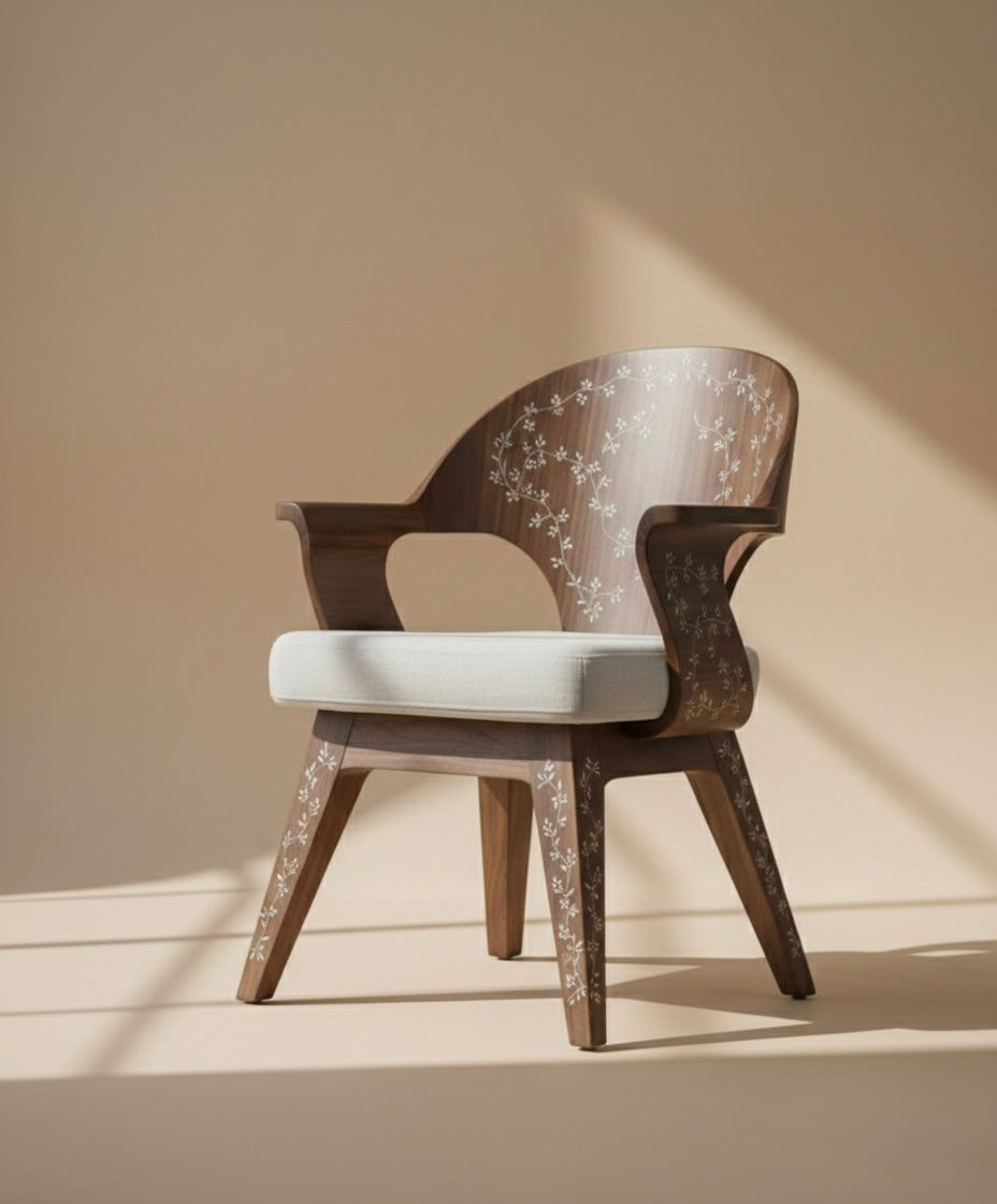 The Crescent Vine Armchair