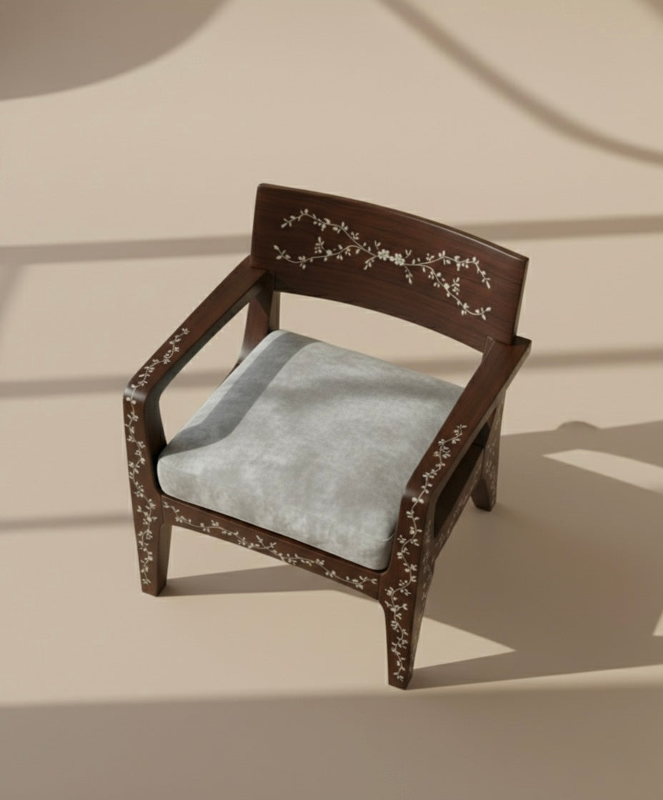 The Heritage Scroll Lounge Chair