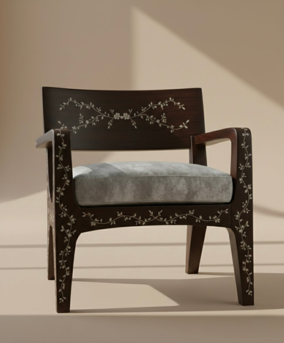 The Heritage Scroll Lounge Chair