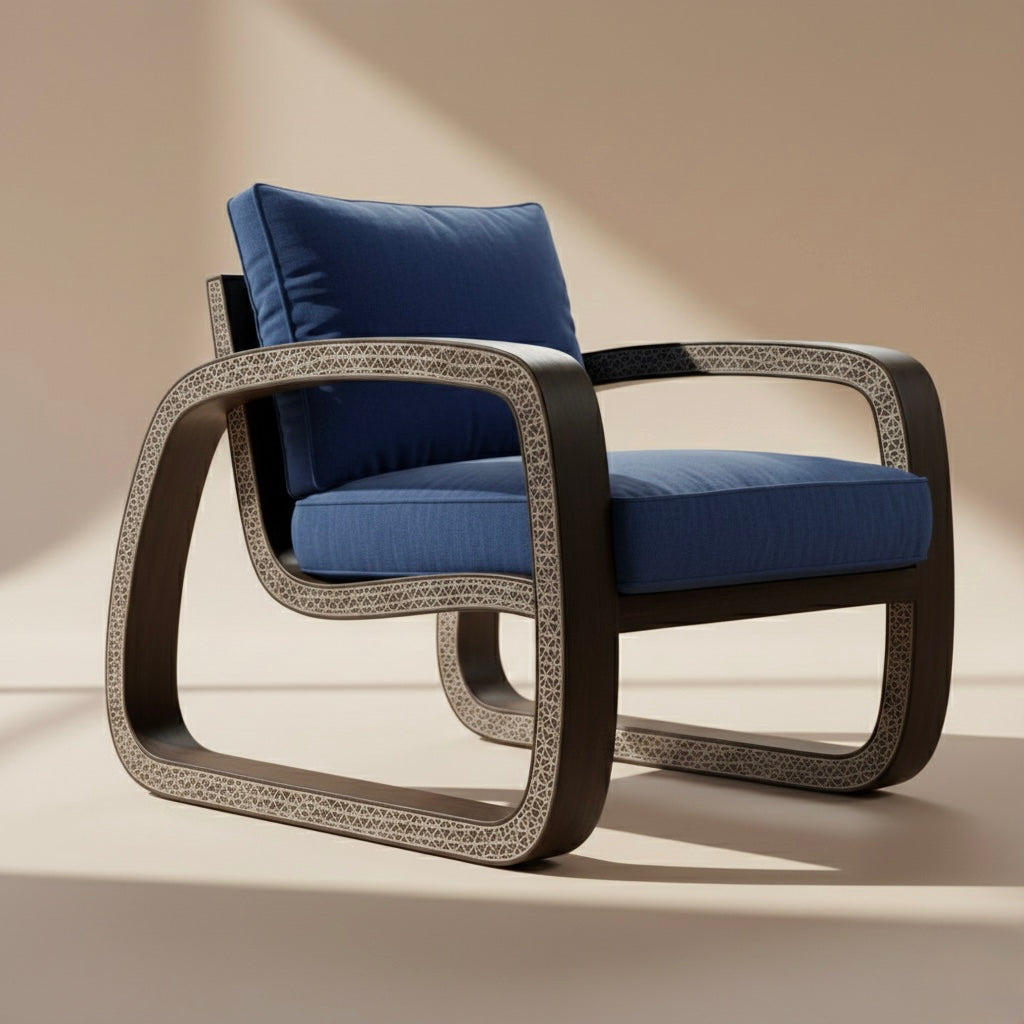 The Regal Scroll Armchair
