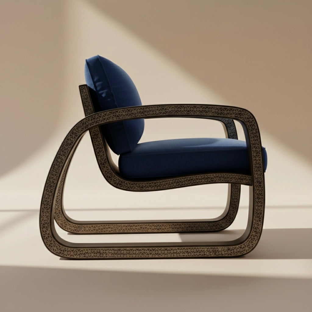 The Regal Scroll Armchair