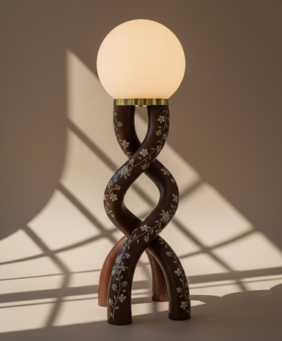 Twisted Petal Lamp