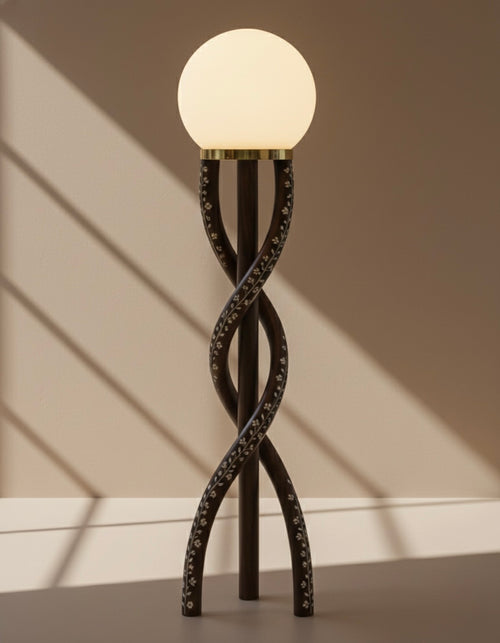 Ethereal Helix Floor Lamp