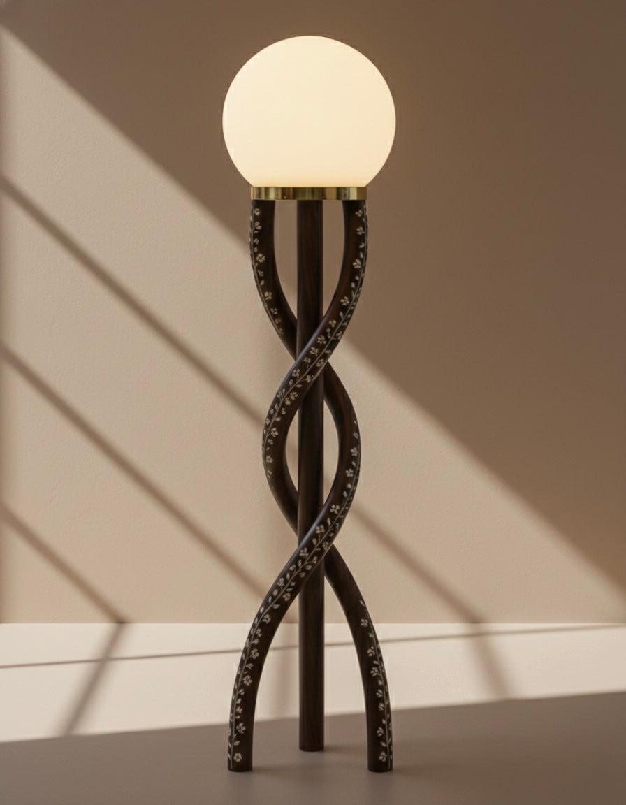 Ethereal Helix Floor Lamp