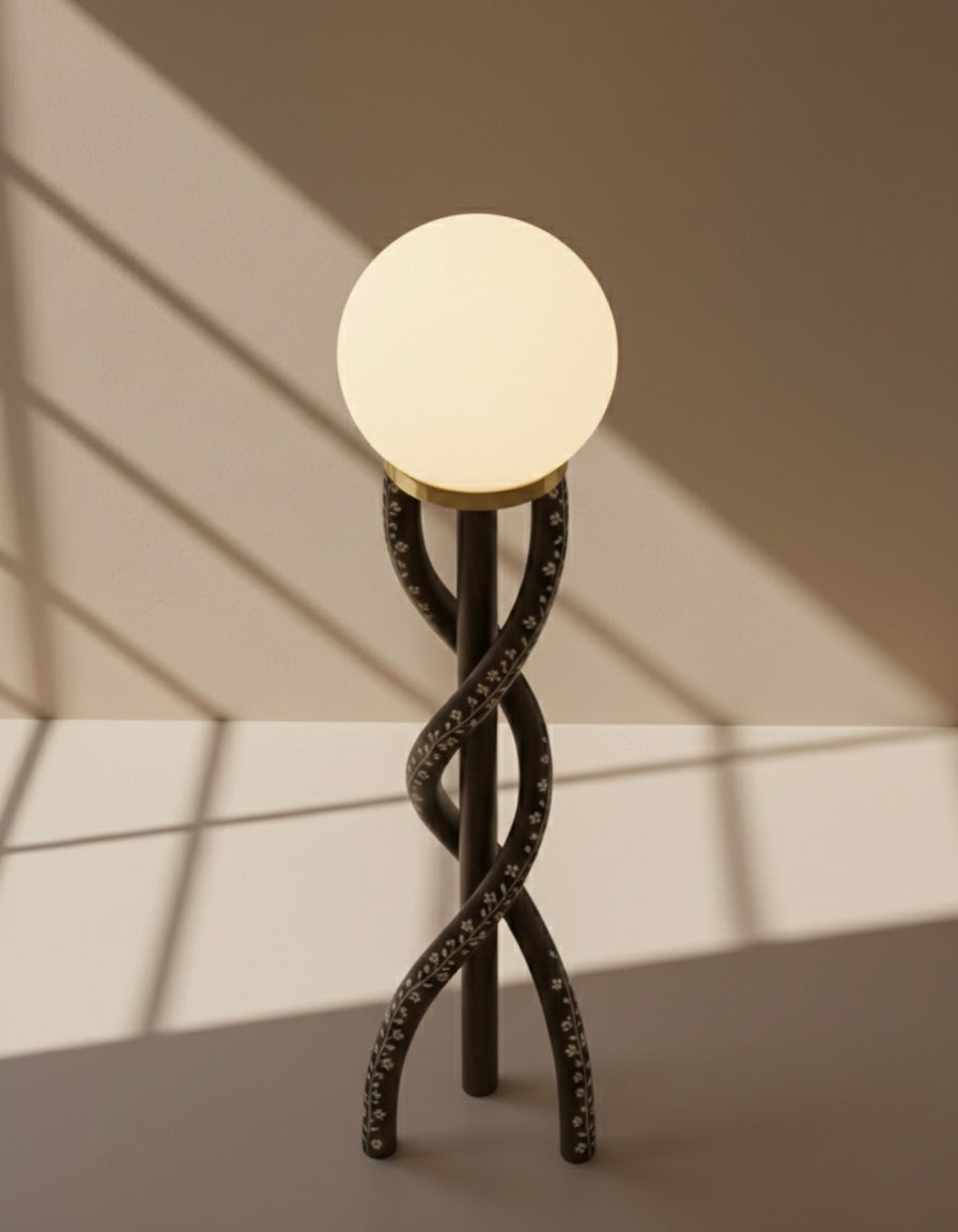 Ethereal Helix Floor Lamp