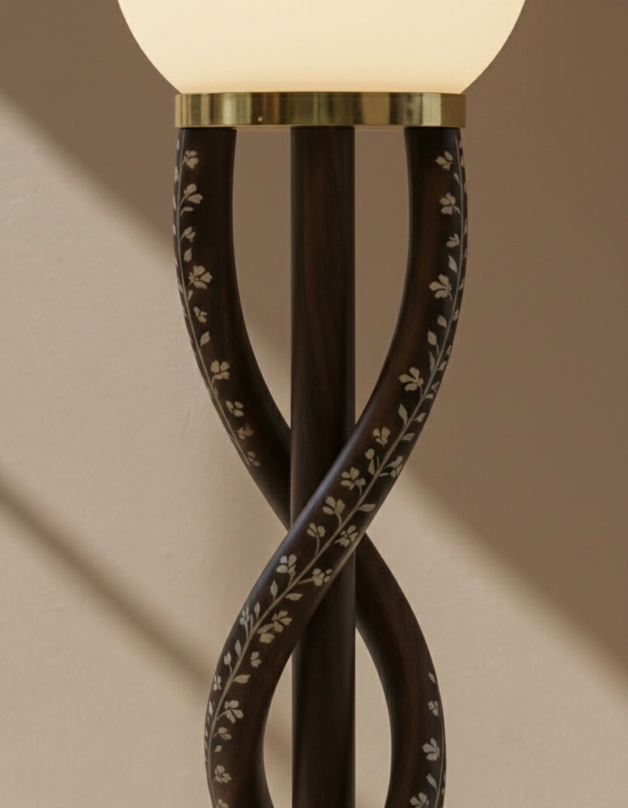 Ethereal Helix Floor Lamp