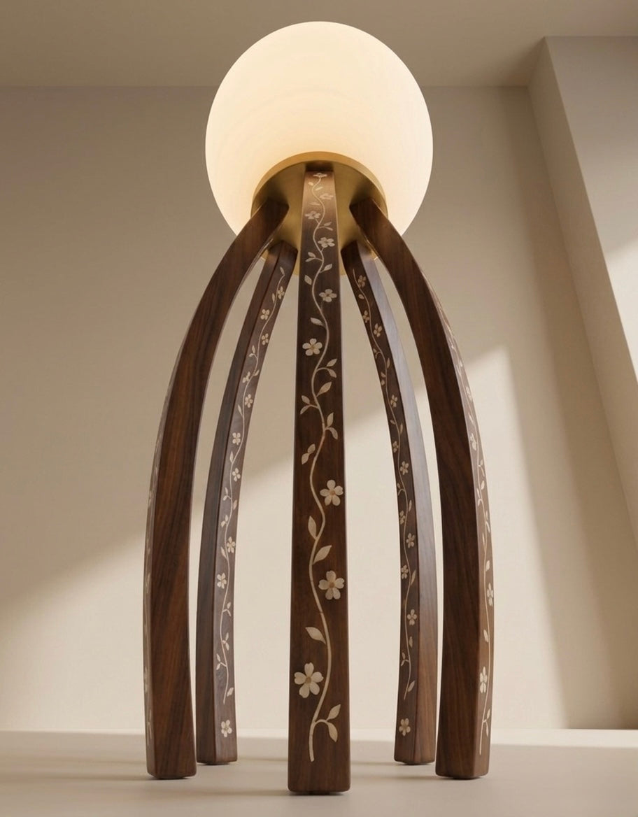 Tessellated Pillar Lamp