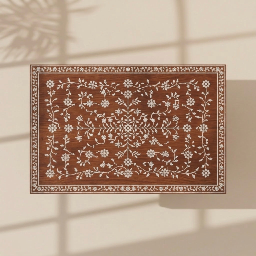 The Lattice Bloom Centre Table