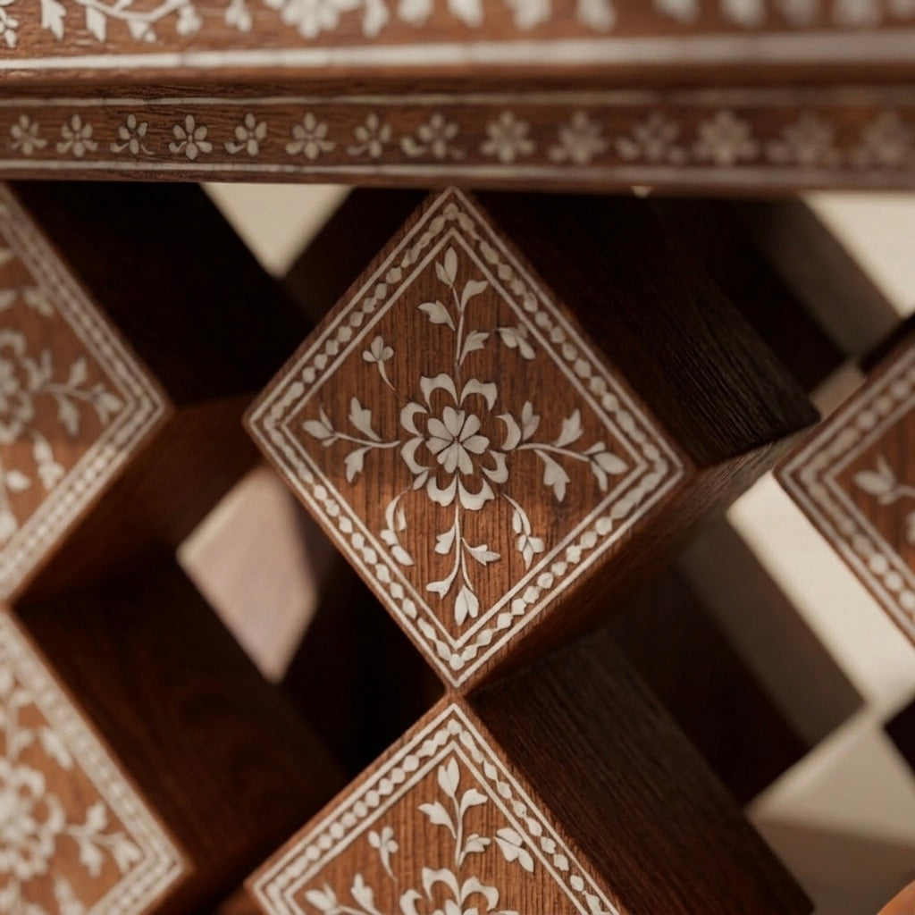 The Lattice Bloom Centre Table