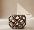 The Emerald Glade Bone Inlay Coffee Table