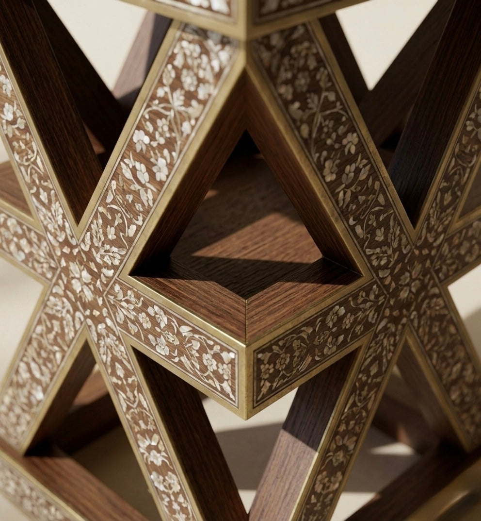 Celestial Lattice End Table