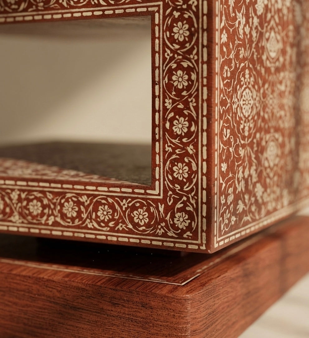 Geometric Prism End Table