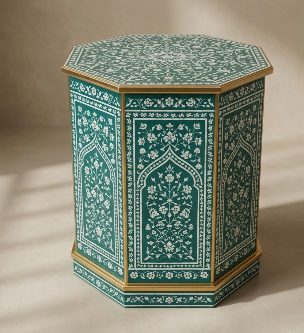 Emerald Arabesque Pedestal