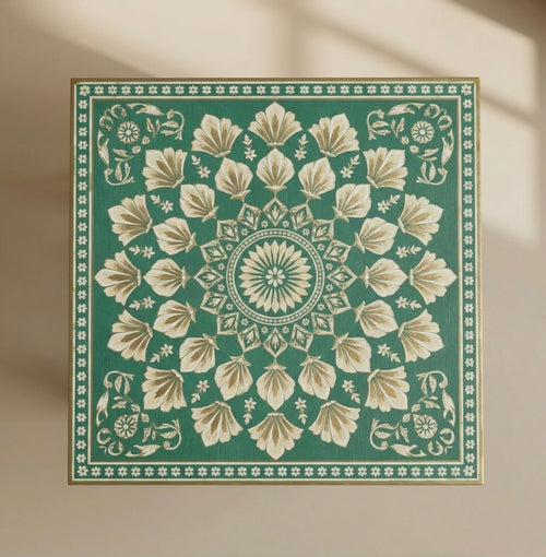 Byzantine Scroll Side Table