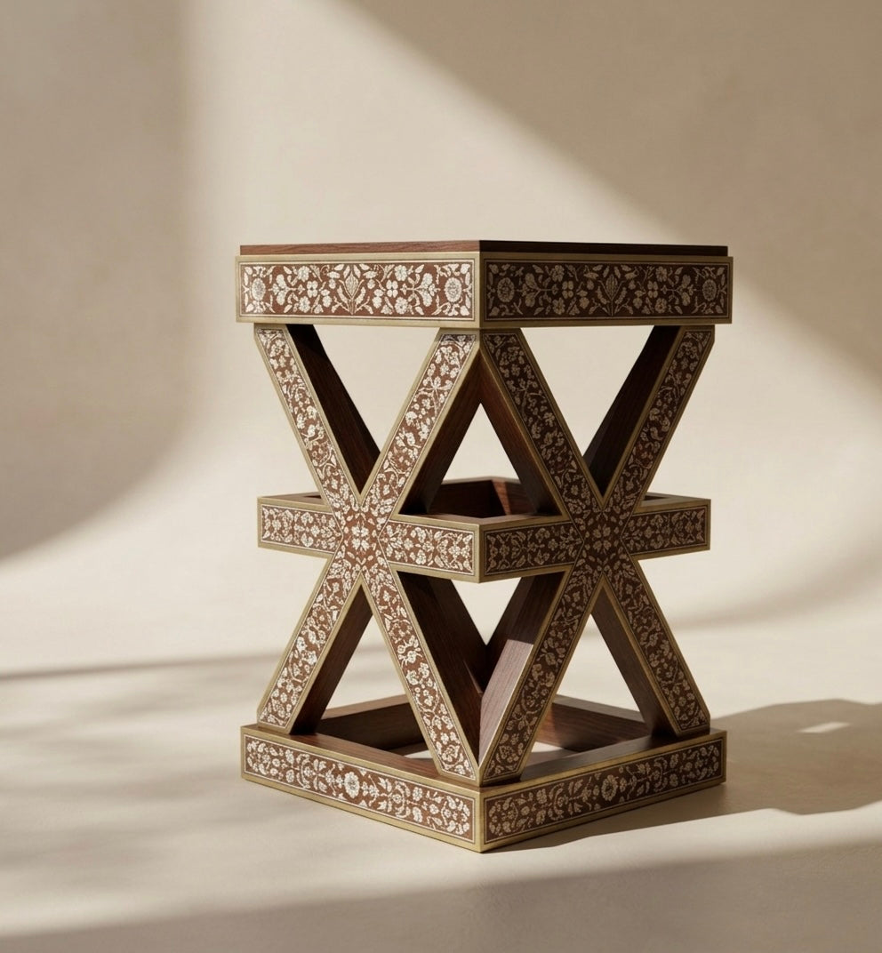 Celestial Lattice End Table