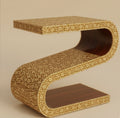 Serpentine Scroll Side Table