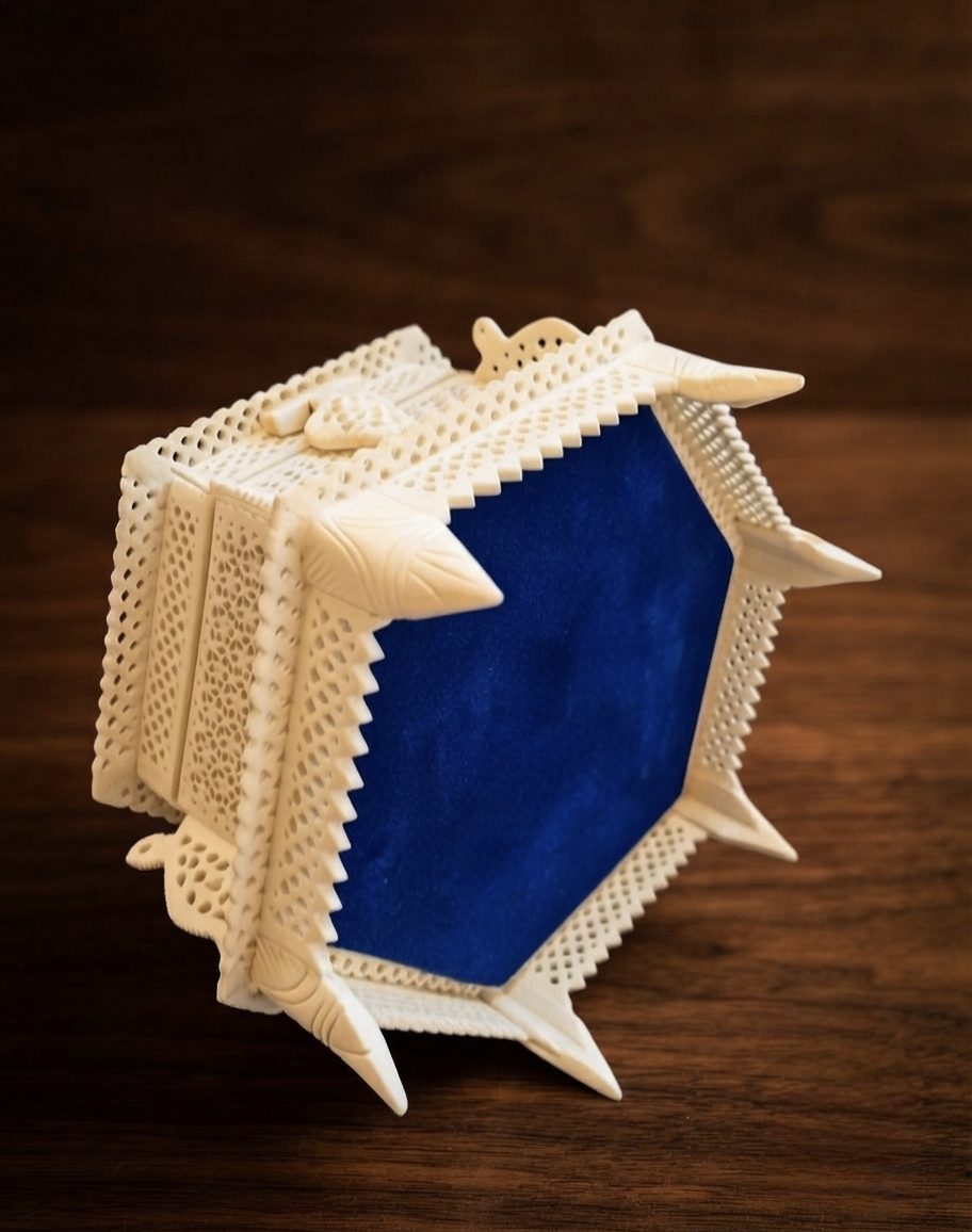 Royal Palace Bone Inlay Handcrafted Jewellery Box