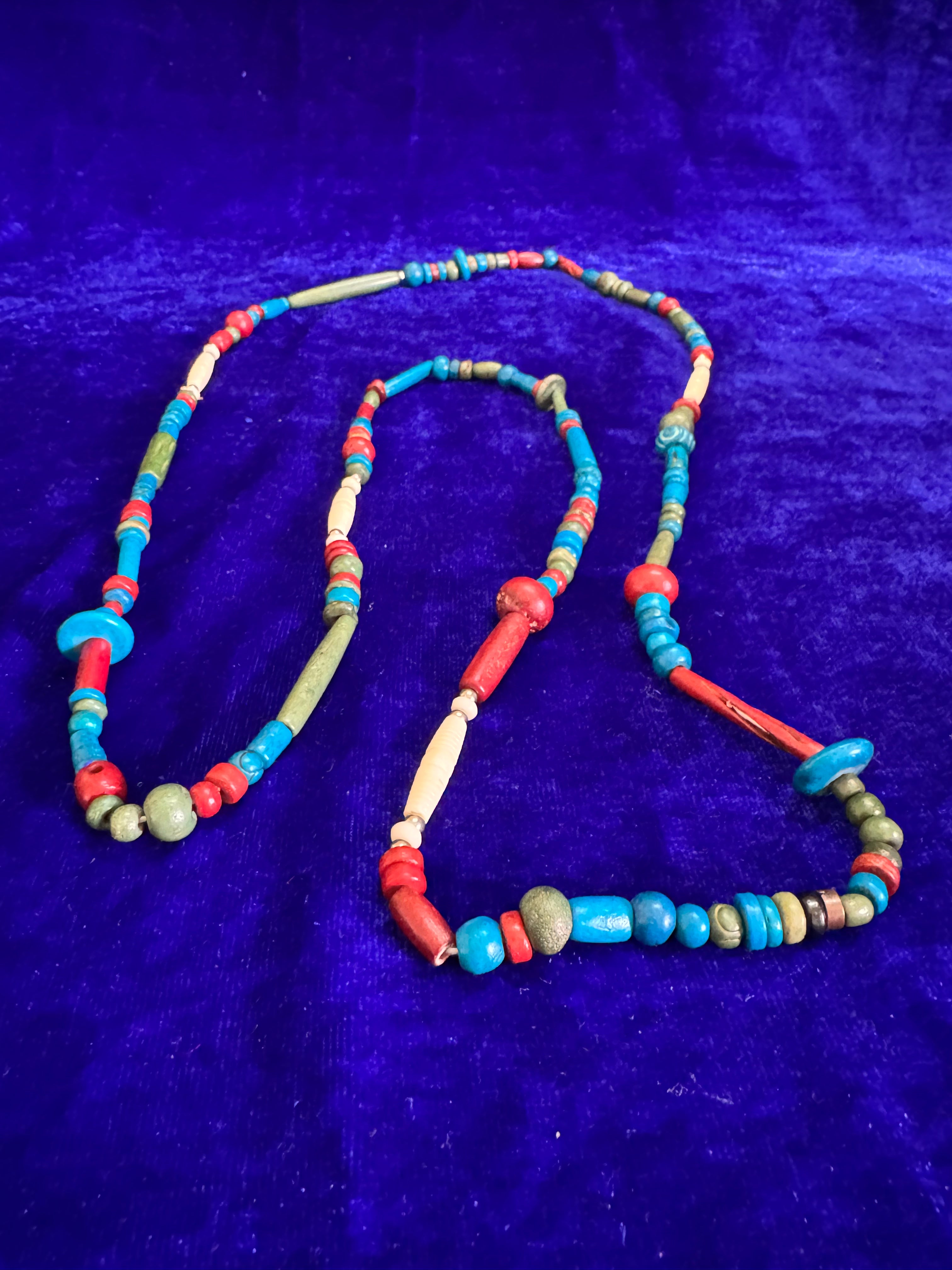 The Tribal Mosaic Mala Bone
