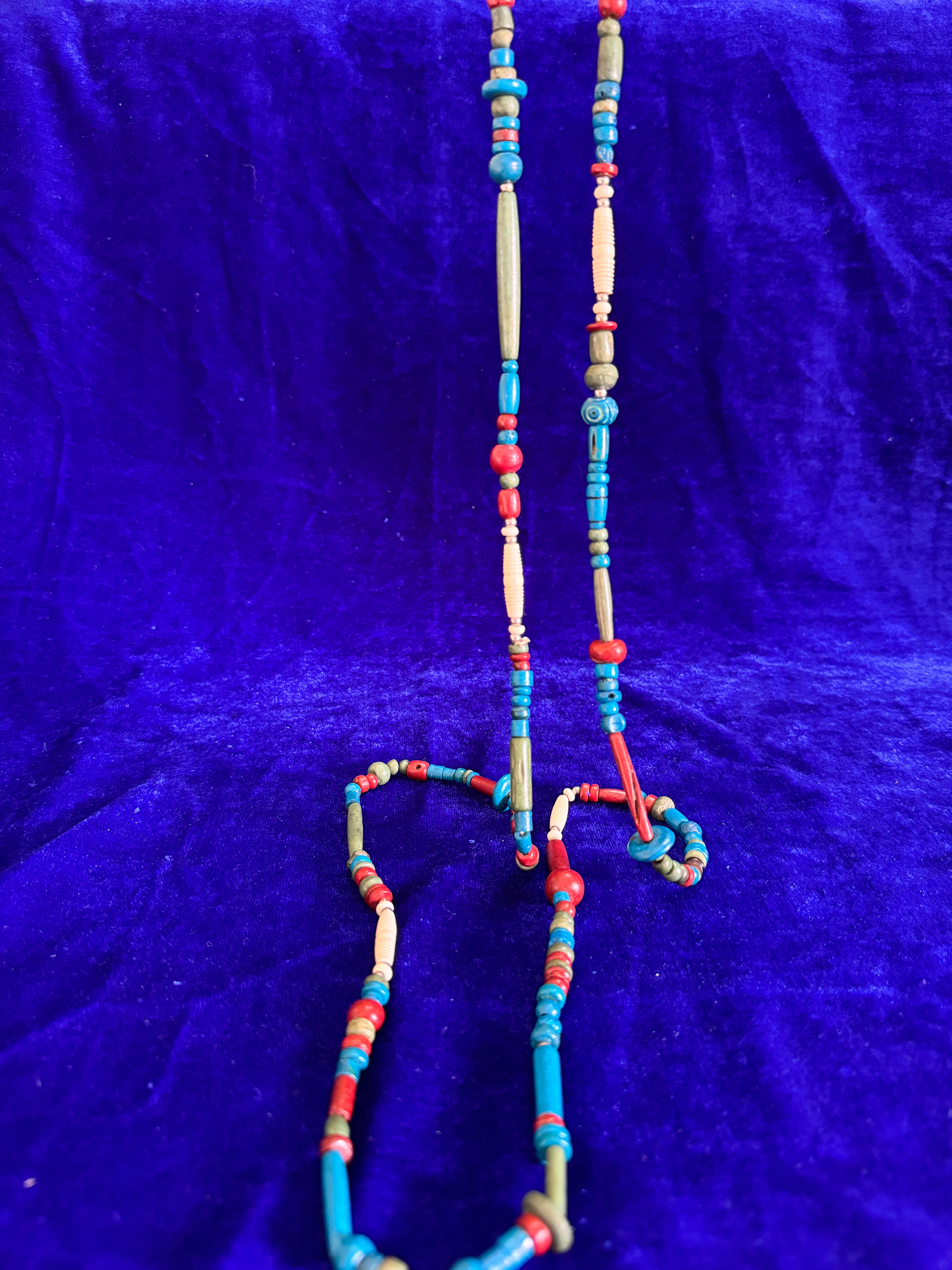 The Tribal Mosaic Mala Bone
