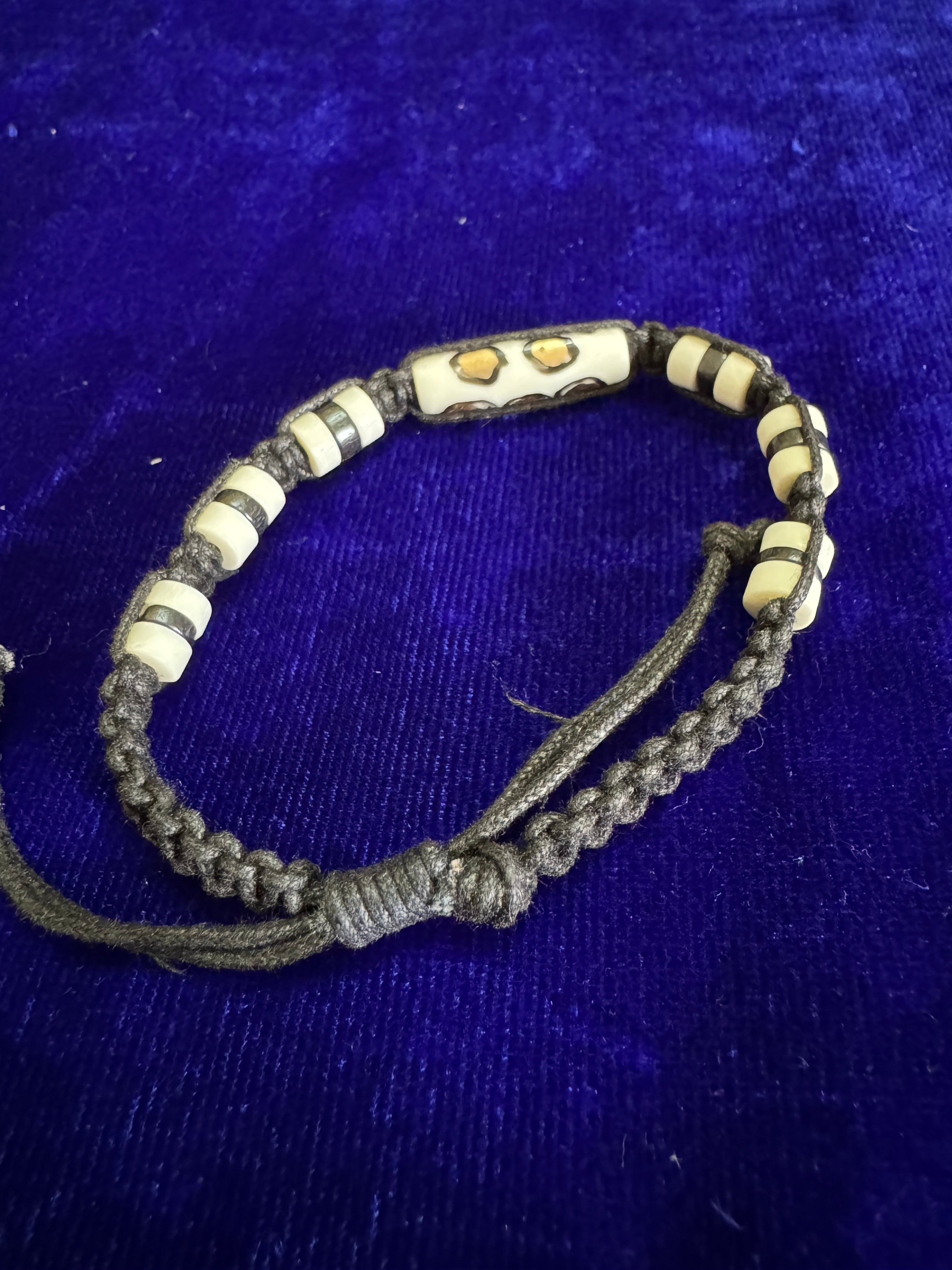 Bone Inlay Friendship Bands