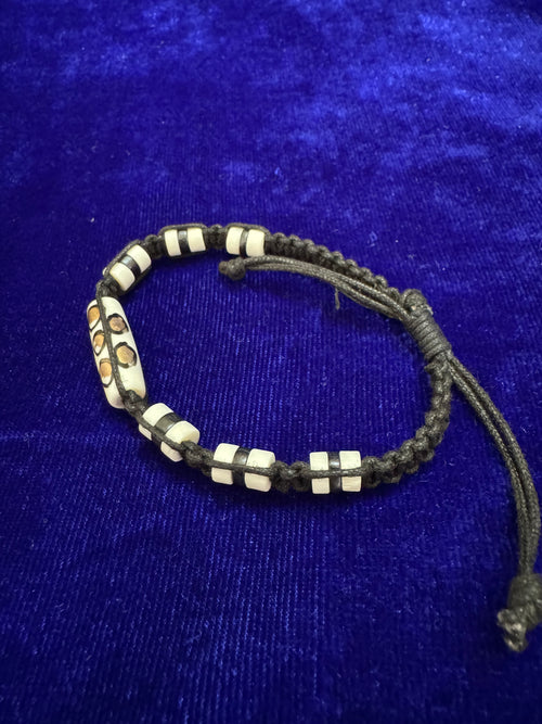 Bone Inlay Friendship Bands
