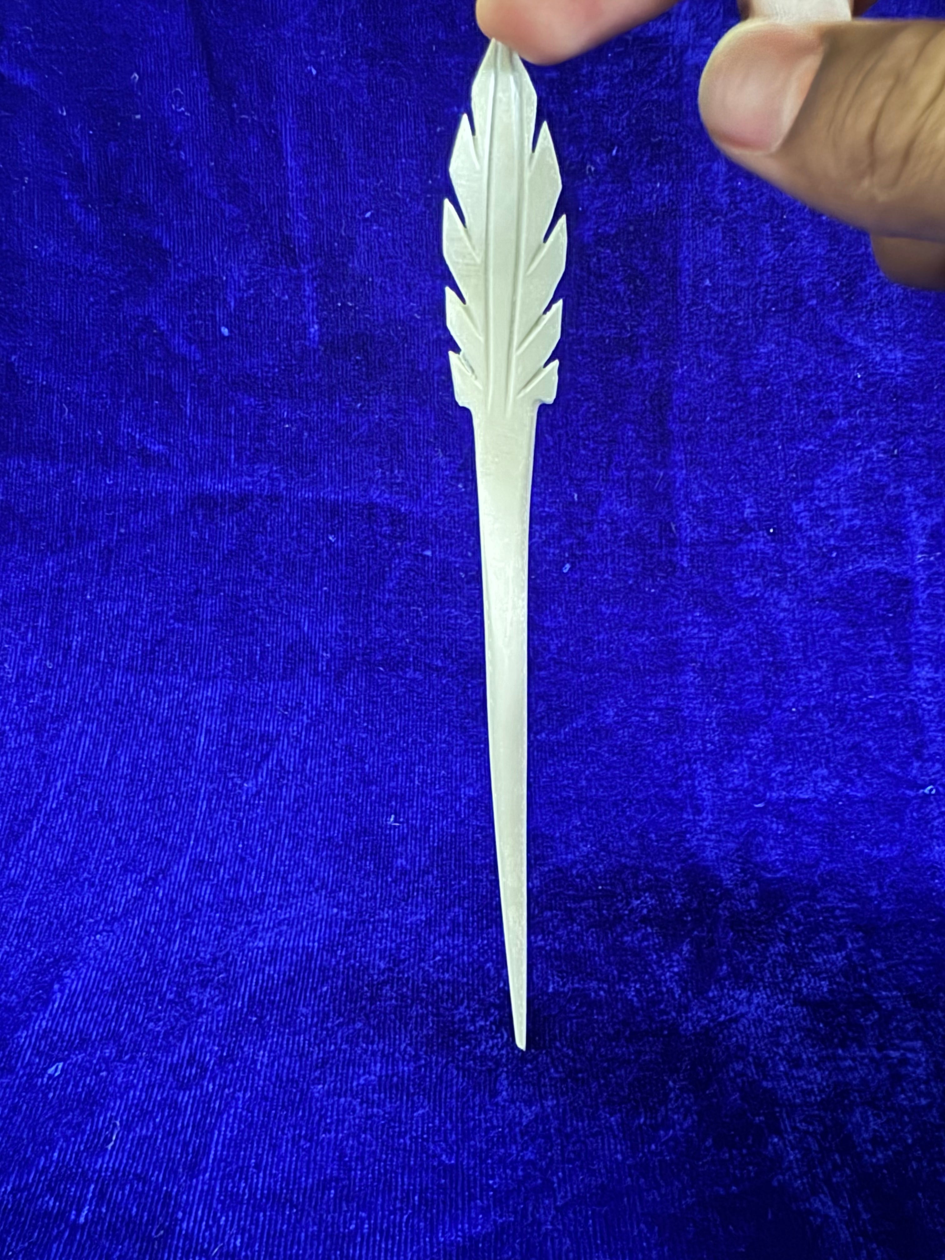 The Leave Hair Pin Stick Bone