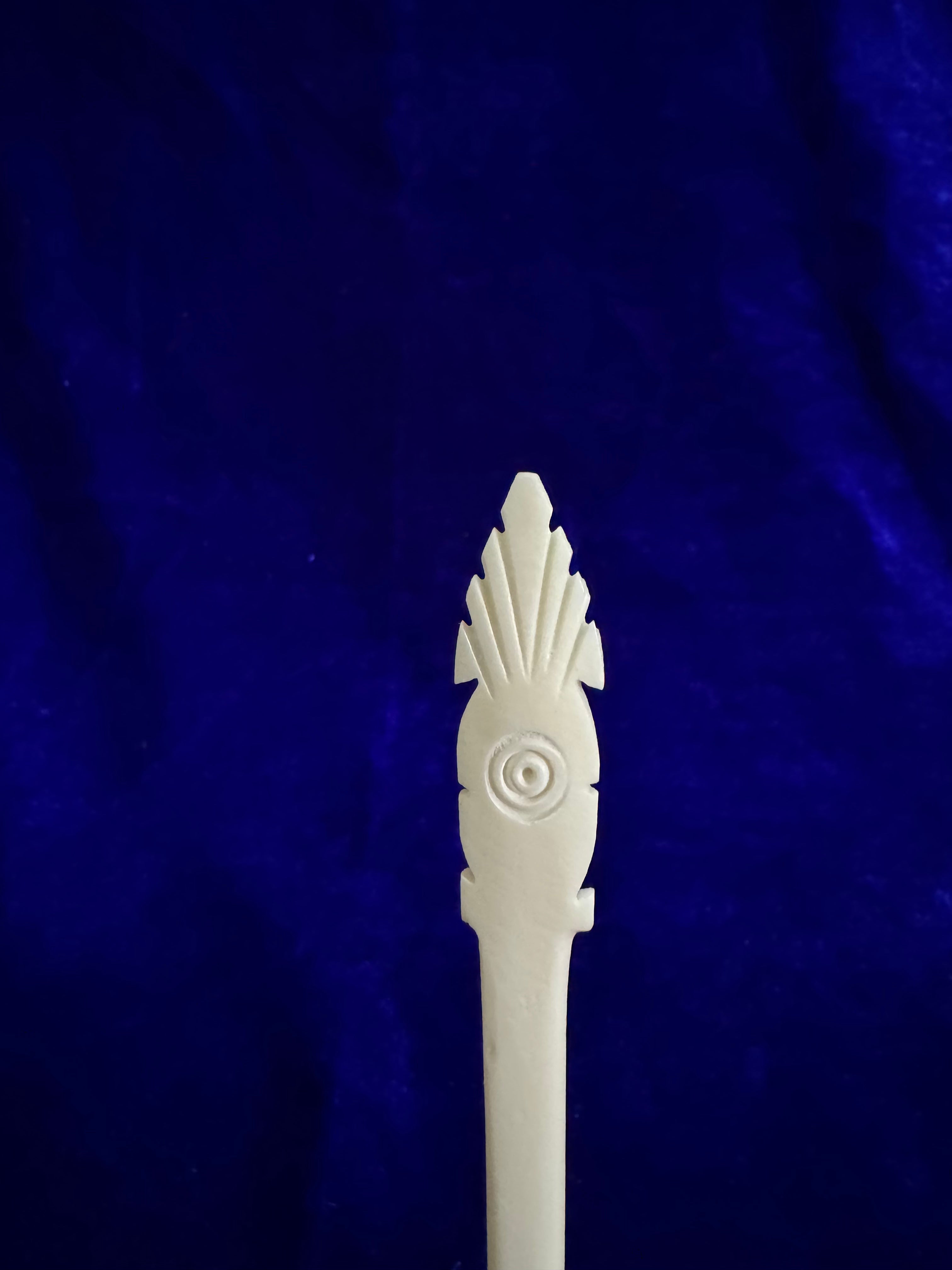 The Zenith Spire Hair Pin Bone
