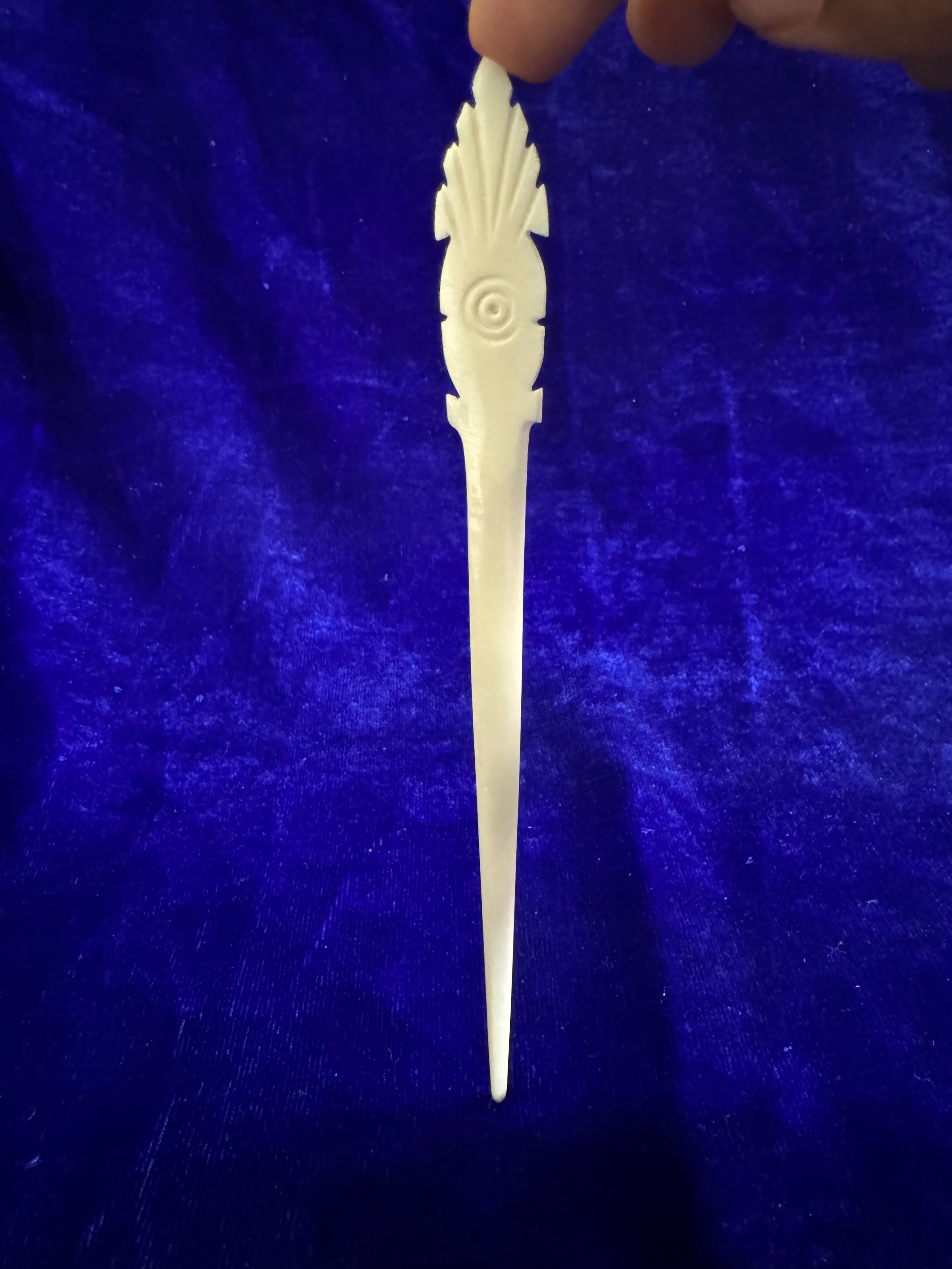 The Zenith Spire Hair Pin Bone