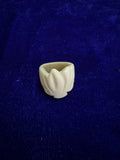 PetalCarve Bone Ring