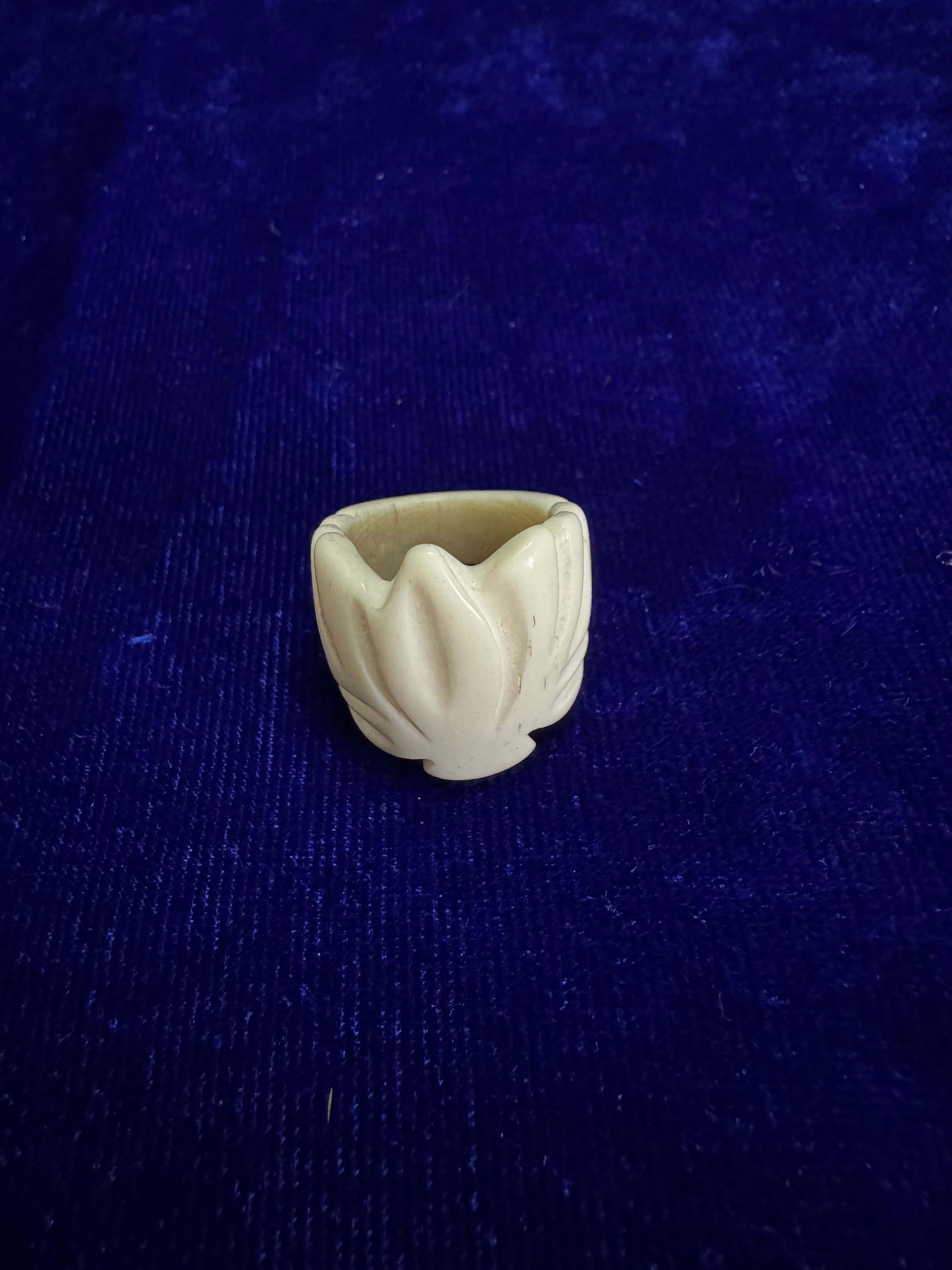 PetalCarve Bone Ring