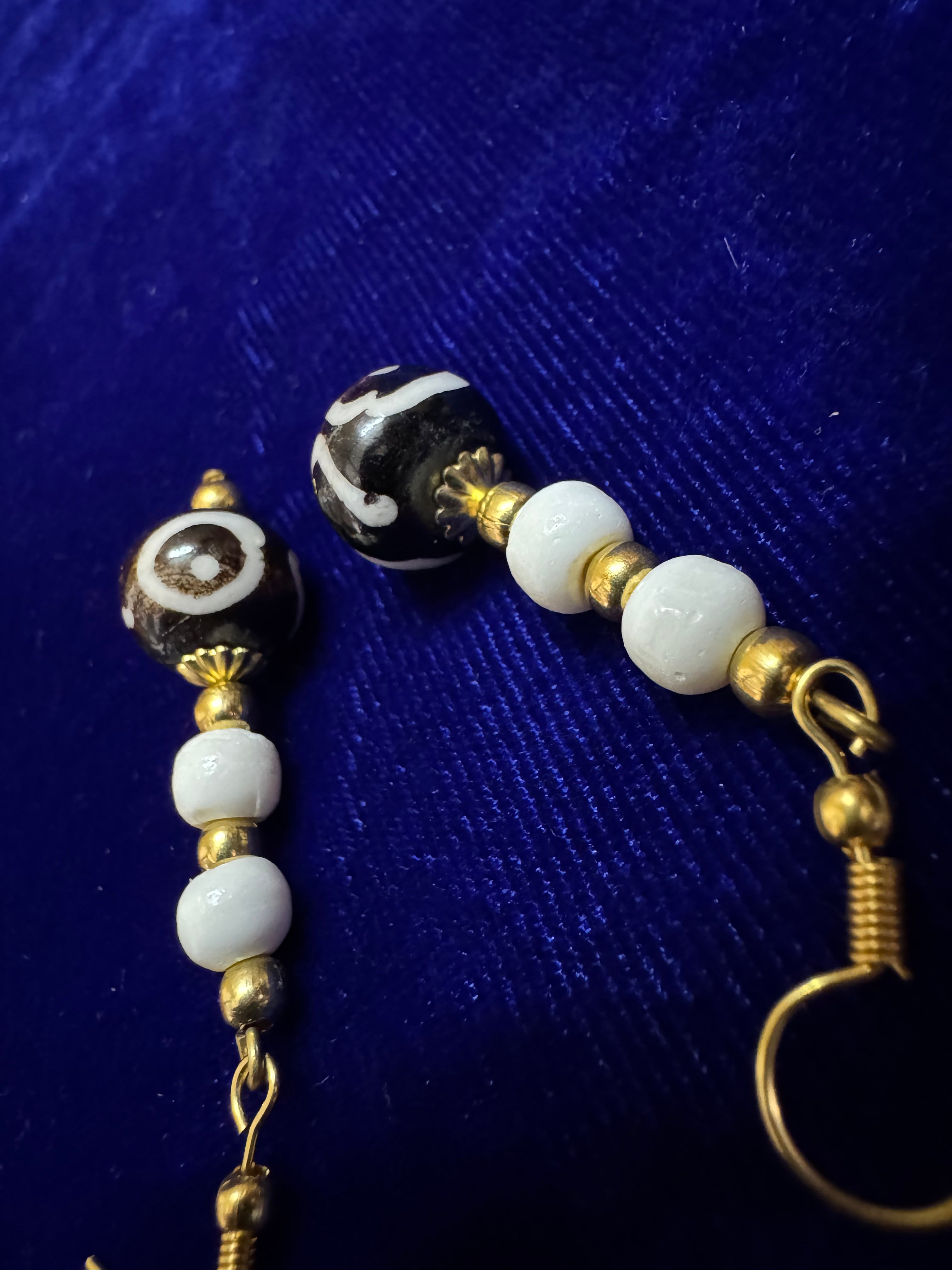 OrbitBead Bone Earrings