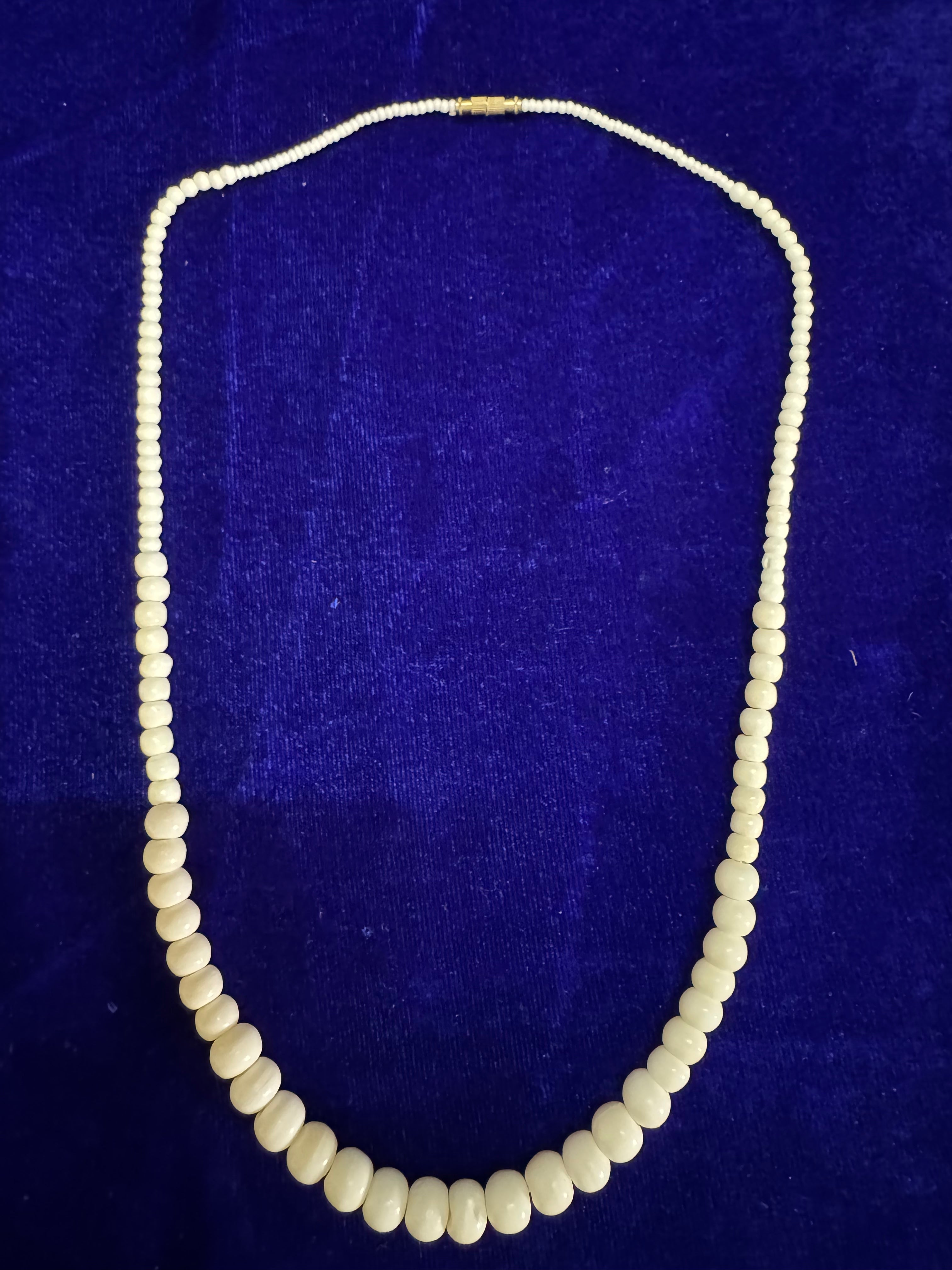 Serene Strand Bone Necklace
