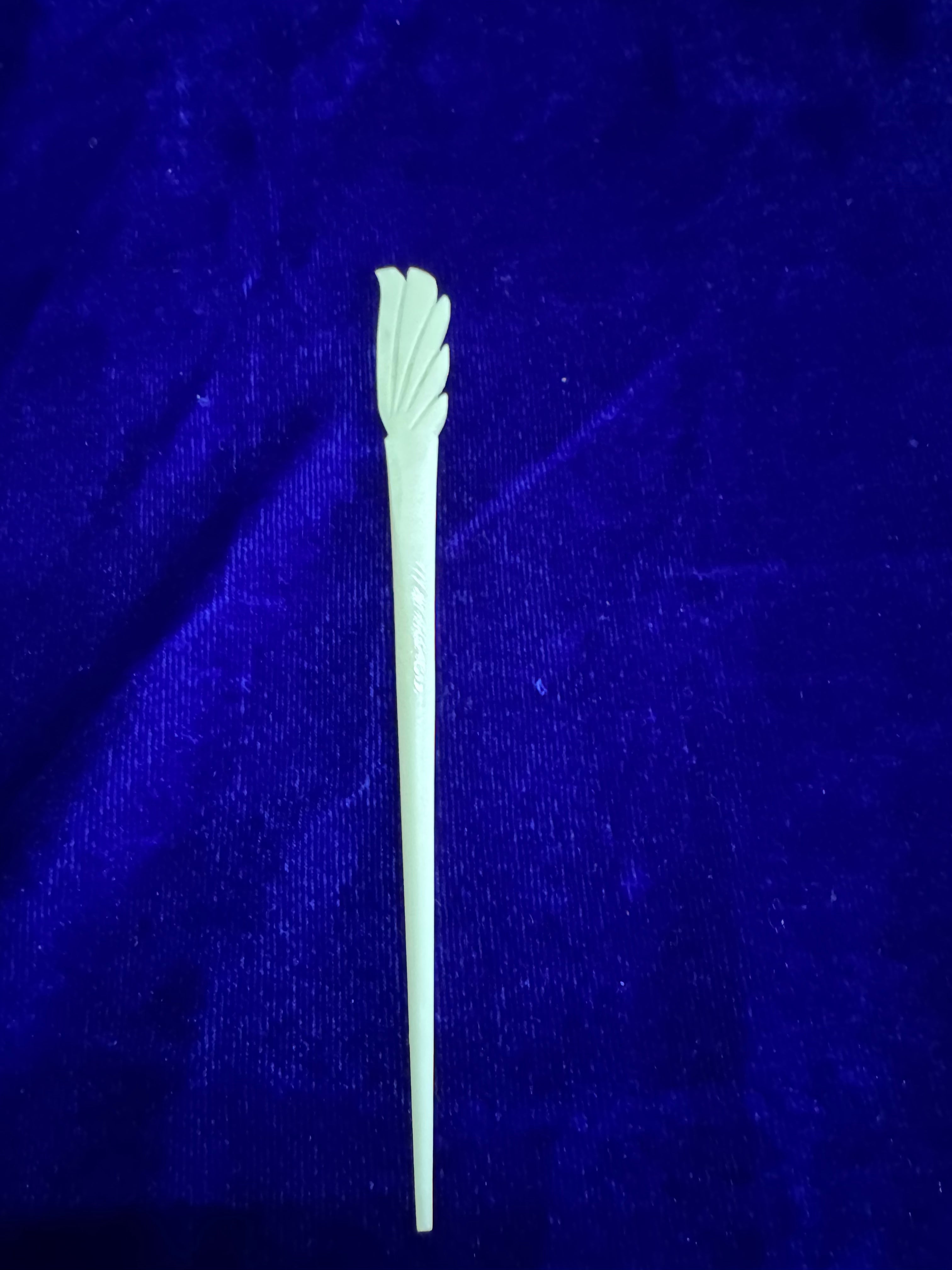 Feather Glide Bone Hair Pin