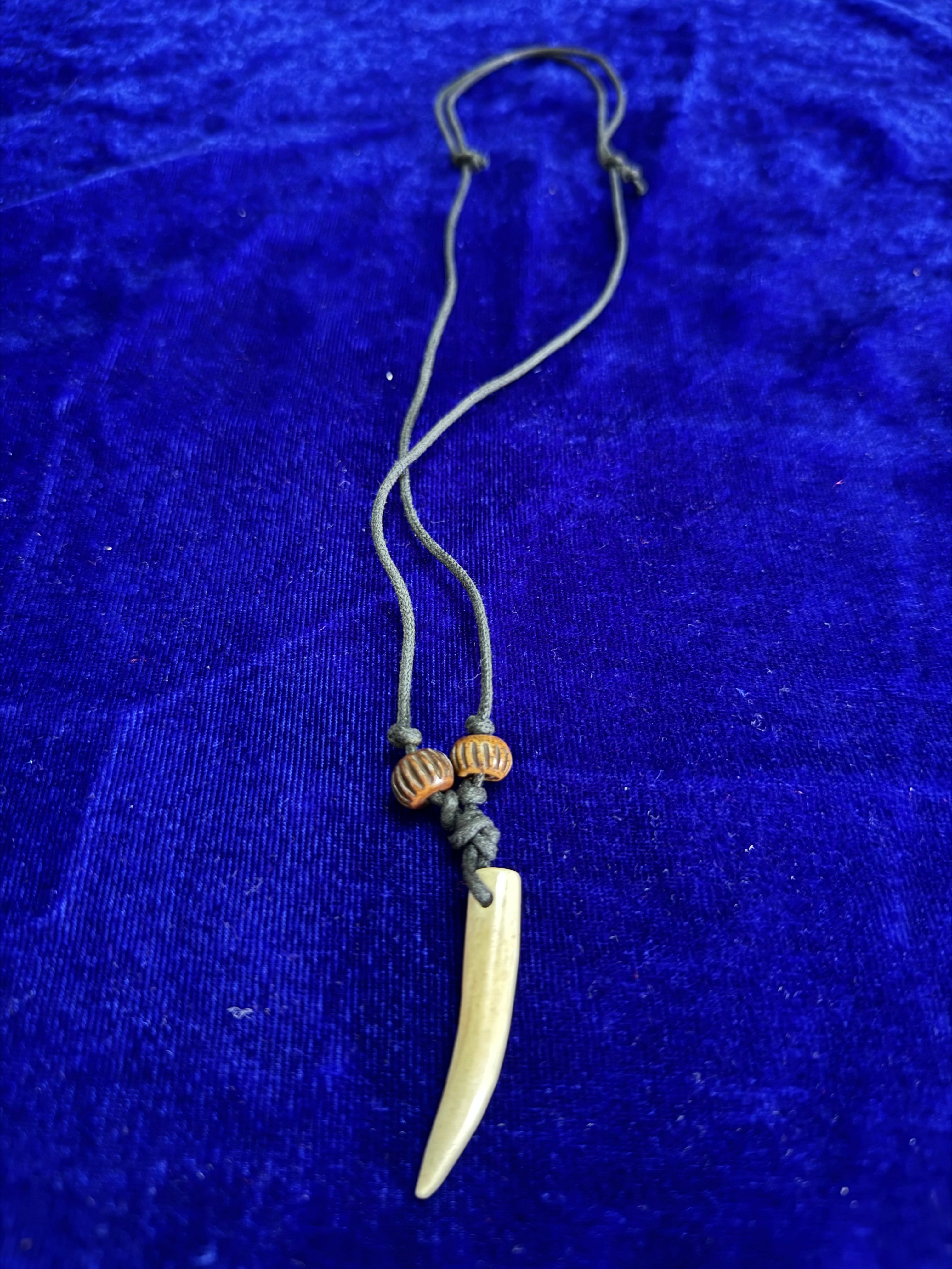 Nomad Tusk Bone Pendant