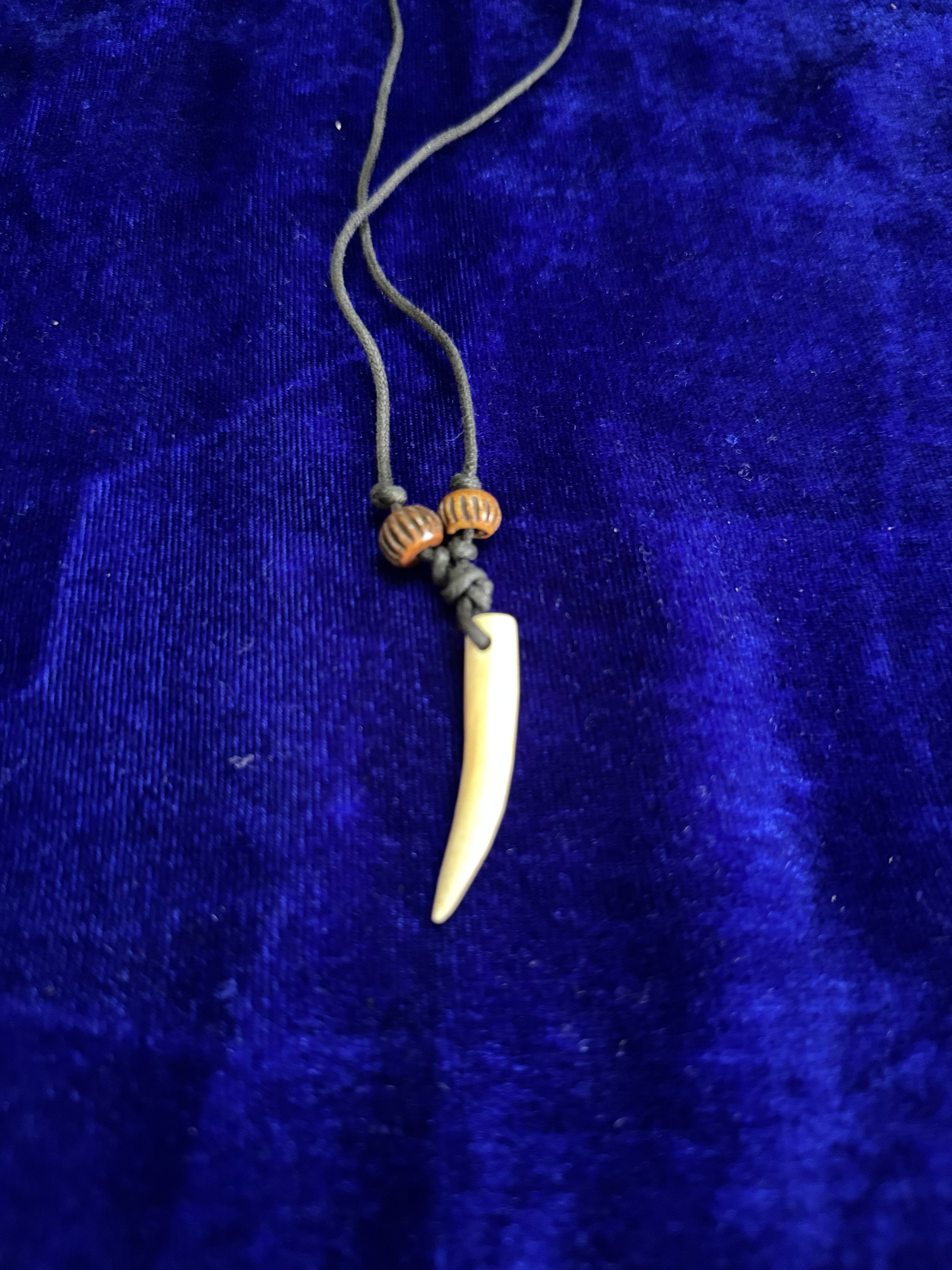 Nomad Tusk Bone Pendant