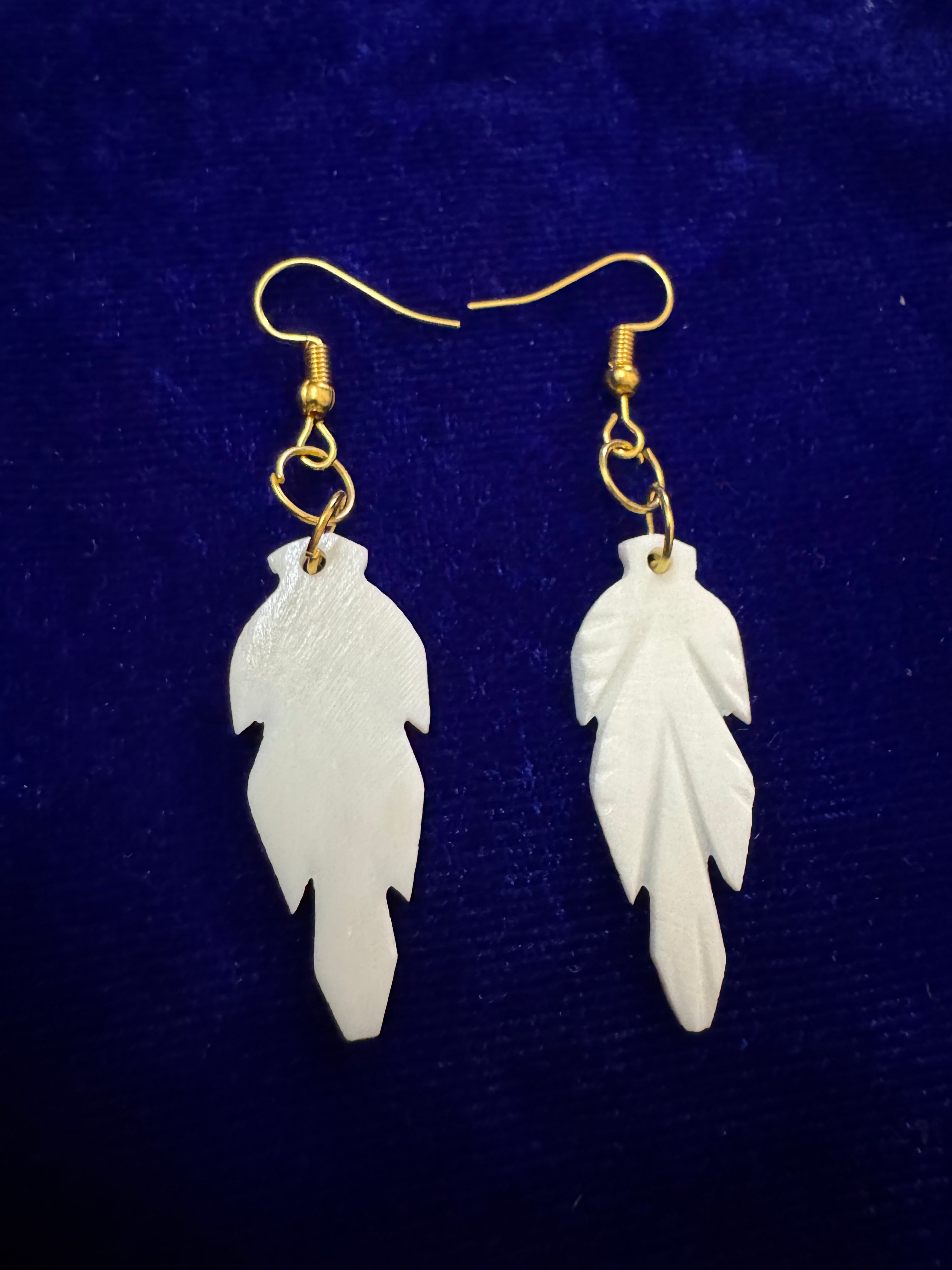 Aetherleaf Dangles Earrings Bone