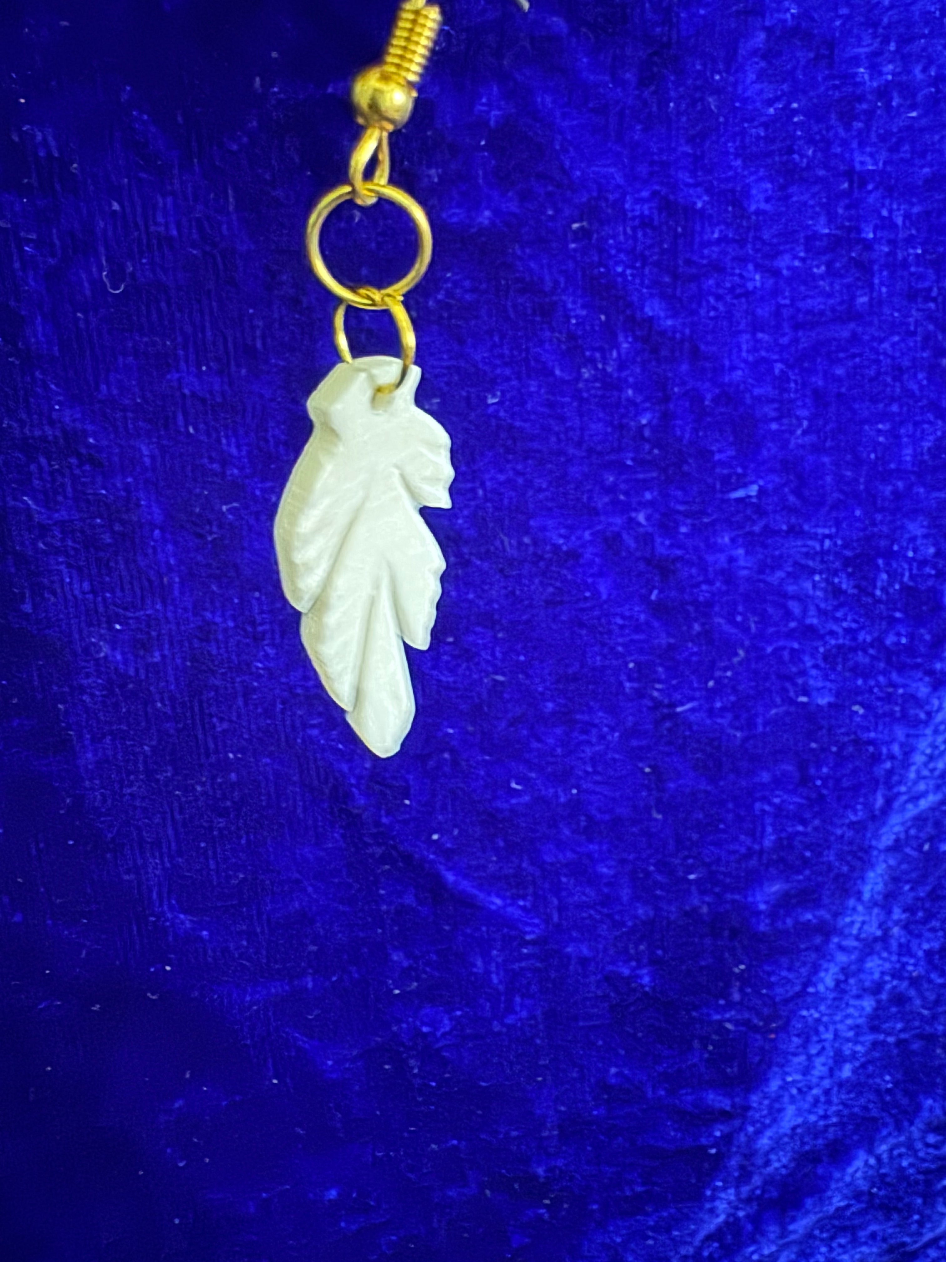 Aetherleaf Dangles Earrings Bone