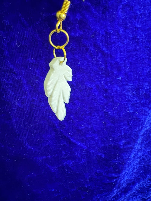 Aetherleaf Dangles Earrings Bone
