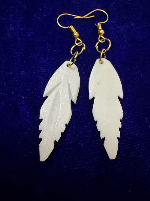 Aerithra Feather Drops Earrings