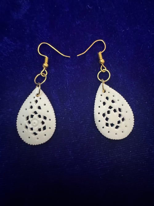 Auralis Filigree Drops Bone