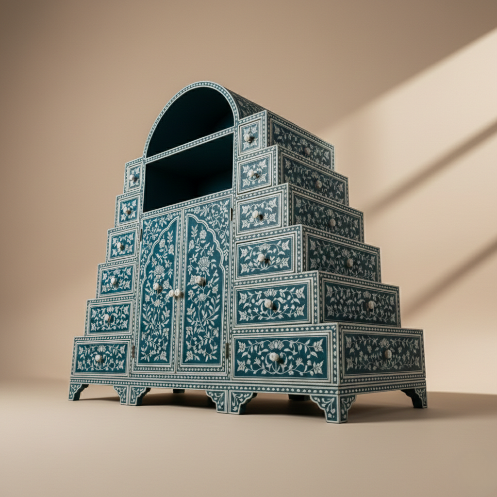 The Jharokha Ziggurat Cabinet
